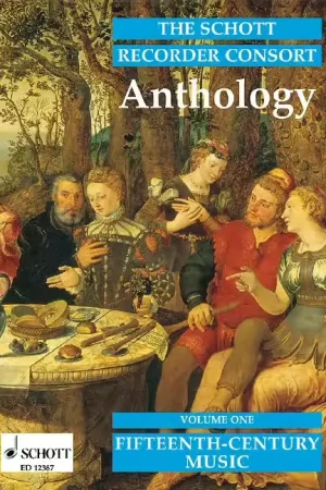 Schott The Schott Recorder Consort Anthology Vol. 1 - 2-4 Flute A Bec (sa/att/sat/aat/stb/satt/attb/satb) - Bonne affaire