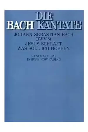 Hänssler Musik Verlag Pitions Ch - J.S. Bwv 81 : Jesus Schläft Was Soll Ich Hoffen | Jusqu'à épuisement des stocks