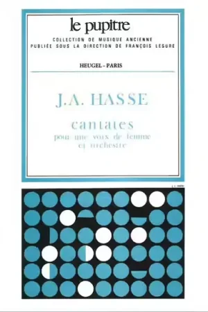 Heugel Partitions Chant - Hasse Cantates Pour Une Voix De Femme et Orchestre | Réduction