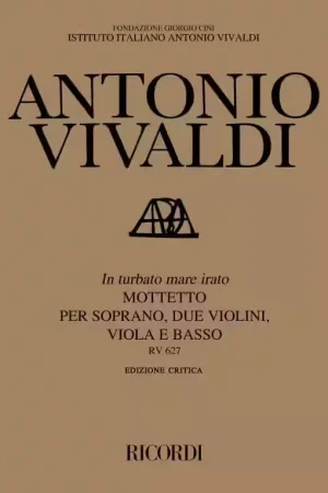 Ricordi Partitions Chant - Vivaldi In Turbato Mare Irato RV 627 - Achat sécurisé