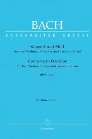 Premium - Barenreiter J.S. - Concerto En Re Mineur Bwv 1043 Pour 2 Violons Cordes Et Basse Continue - Conducteur