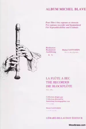 Billaudot Blavet Michel - Album Michel Blavet - Flute A Bec Soprano et Clavecin - Meilleure vente