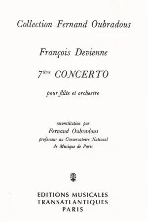 Transatlantiques Devienne F. - 7ème Concerto Pour Flute et Orchestre | Expédition express