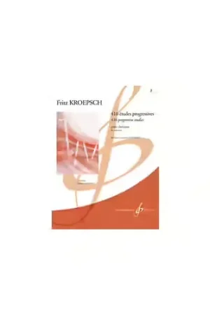 Plus que quelques articles | Billaudot Kroepsch Fritz - 416 Etudes Progressives Vol.2 - Clarinette