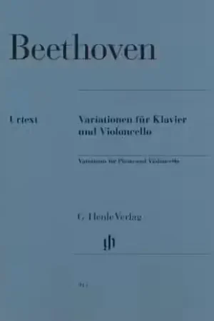 Henle Verlag Beethoven L.V. - Variations For Piano And Violoncello | Tendance