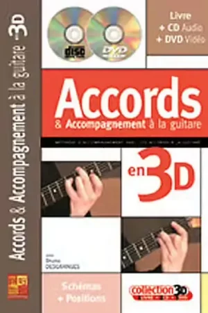 Play Music Publishing Desgranges Bruno - Accords & Accompagnements A La Guitare En 3D CD + DVD | Satisfait ou remboursé