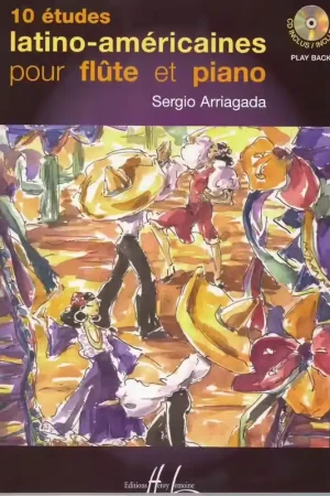 Super prix - Lemoine Arriagada Sergio - Etudes Latino-Americaines (10) + Cd - Flute Piano