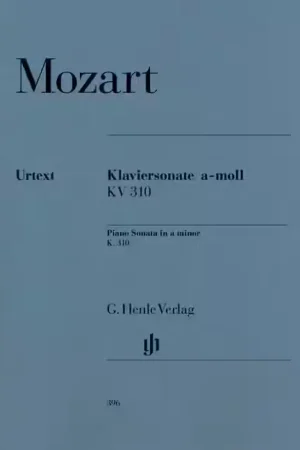 Prix usine - Henle Verlag Mozart W.a. - Piano Sonata A Minor K. 310 (300D)