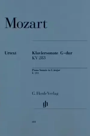 Henle Verlag MOZART W.A. - PIANO SONATA G MAJOR K. 283 (189H) - En stock