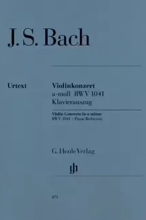 Achat sécurisé - Henle Verlag Bach J.S. - Concerto For Violin And Orchestra A Minor BWV 1041