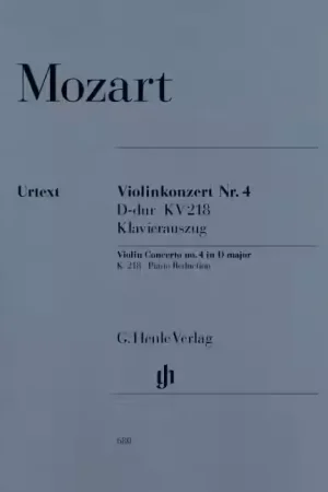En stock | Henle Verlag Mozart W.a. - Violin Concerto No. 4 D Major K. 218