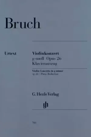 Nouveau lancement | Henle Verlag Bruch - Concerto Pour Violon Sol Mineur Op. 26 - Violon et Orchestre