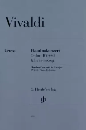 Achetez dès aujourd'hui | Henle Verlag Vivaldi A. - Concerto For Flautino (Recorder/Flute) And Orchestra C Major Op. 44 11 Rv 443