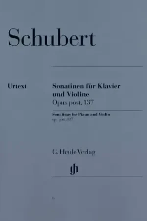Prix cassé | Henle Verlag Schubert F. - Sonatinas For Piano And Violin Op. Post. 137