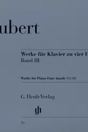 Henle Verlag Schubert F. - Works For Piano Four-Hands Volume Iii | Très apprécié des clients