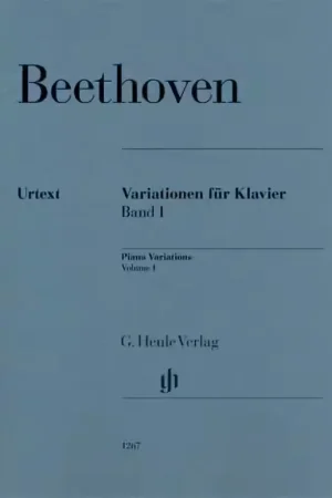 Henle Verlag Beethoven L.V. - Variations For Piano Volume I - Disponible maintenant
