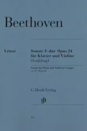 Henle Verlag Beethoven - Sonate Pour Piano et Violon En Fa Majeur ["le Printemps"] Op. 24 - Piano et Violon | Qualité supérieure