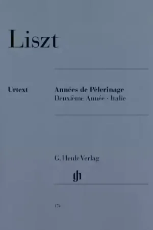 Henle Verlag Liszt F. - Annees De Pelerinage Deuxieme Annee - Italie | Prix doux