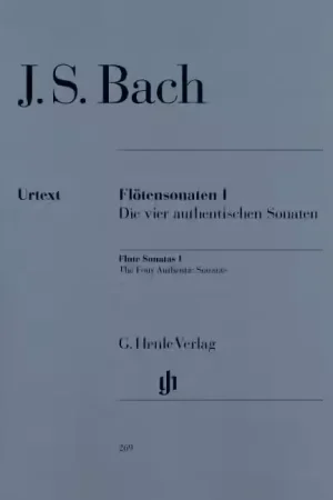 Bon plan | Henle Verlag J.S. - Flute Sonatas Volume I (The Four Authentic Sonatas - With Violoncello P)