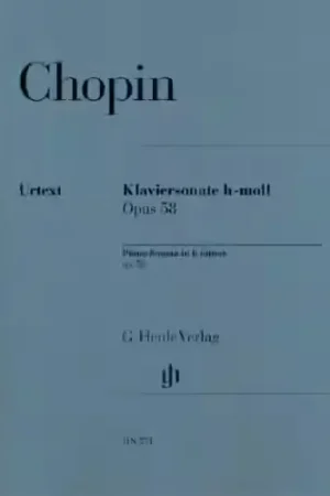 Henle Verlag Chopin F. - Piano Sonata B Minor Op. 58 | Expédition immédiate