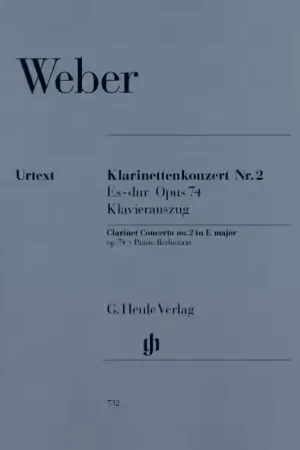 Henle Verlag Weber C.M.V. - Clarinet Concerto No. 2 E Flat Major Op. 74 | Direct fabricant