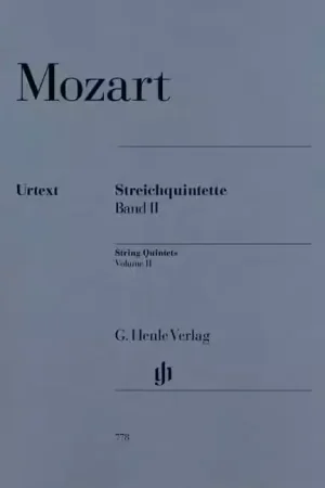 Nouveau chez nous - Henle Verlag Mozart - String Quintets - String Quintet