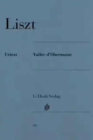 Henle Verlag Liszt F. - Vallee D'obermann - Commandez maintenant