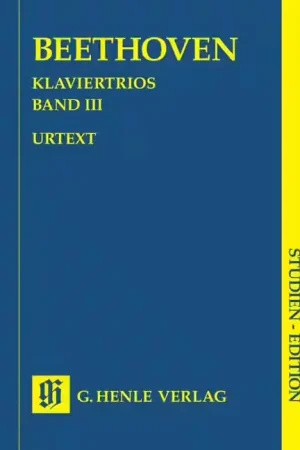 Paiement sécurisé - Henle Verlag Beethoven L.V. - Piano Trios Volume Iii