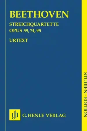 Henle Verlag Beethoven L.V. - String Quets Op. 59 74 95 | Commandez en ligne