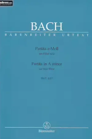 Coup de cœur des clients - Barenreiter Bach J.S - Partita En La Mineur BWV 1013 - Flute Seule