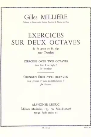 Très demandé | Leduc Milliere Gilles - Exercices Sur Deux Octaves Pour Trombone