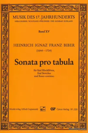Offre spéciale | Carus Biber Heinrich Ignaz Franz - Sonata Pro Tabula - Conducteur