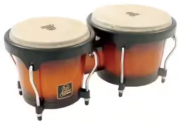 Bientôt épuisé - Latin Percussion LPA601-vsb Bongos Aspire 6" 3/4 + 8" Vintage Sunburst
