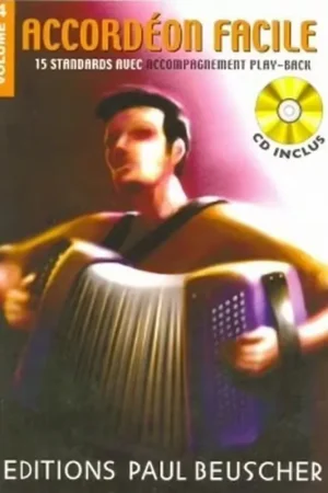 Haute qualité | Paul Beuscher Publications Accordeon Facile Vol.4 + CD