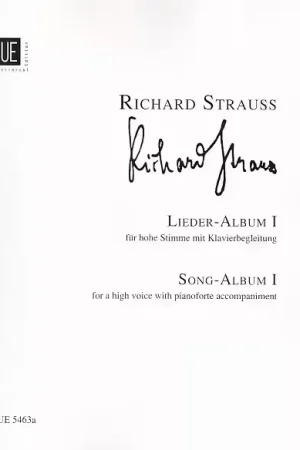 Universal Edition Strauss Richard - Lieder Vol 1 - Voix Hautes | Livraison express