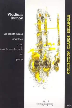 Prix spécial - Lemoine Ivanov - Pièces Russes (6) Vol.1 (mib) - Saxophone Mib et Piano