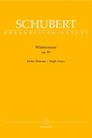 Barenreiter Schubert F. - Winterreise Op.89 D 911 - Voix Haute Piano | Envoi rapide