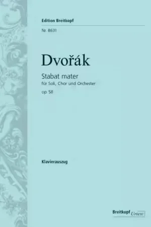 Promotion - Edition Breitkopf Dvorák - Stat Mater Op. 58 Op. 58 - Soloists Choeur Mixte Et Orchestre