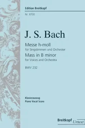 Edition Breitkopf J.S. - Messe En Si B Mineur Bwv 232 - Ch Choeur Piano - Nouvel arrivage