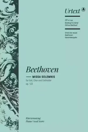Offre bientôt terminée | Edition Breitkopf Beethoven - Missa Solemnis In D Major Op. 123