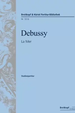 Meilleure vente | Edition Breitkopf Debussy C. - La Mer - Conducteur Poche