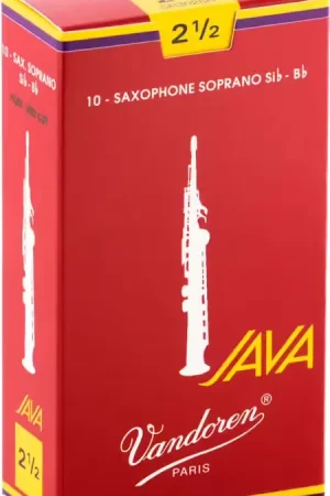 Vandoren Java Red Cut 2.5 - Saxophone Soprano - Commandez dès maintenant