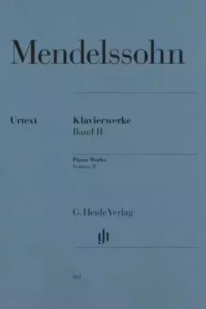 Henle Verlag Mendelssohn Bartholdy - Selected Piano Works Vol. 2 - Piano - Tout juste arrivé