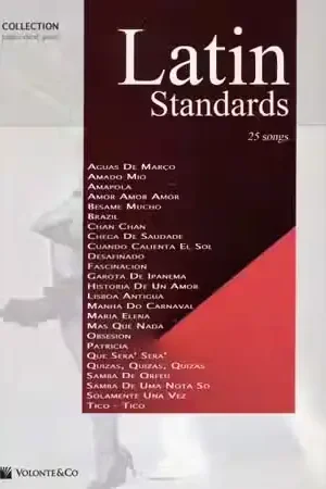 Stock presque épuisé - Volonte&Co Latin Standards - 25 Songs - PVG