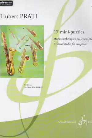 Tout juste ajouté - Billaudot 17 Mini-Puzzles Saxophone - Prati