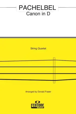 Fentone Music Pachelbel J. - Canon In D - Quatuor Cordes | Produit phare