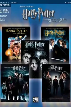 Alfred Publishing Harry Potter Instrumental Solos Movies 1-5 + Audio Online - Clarinette | Prix cassé