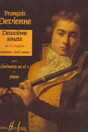 Lemoine Devienne Francois - Sonate N°2 - Clarinette Piano - Prix exceptionnel