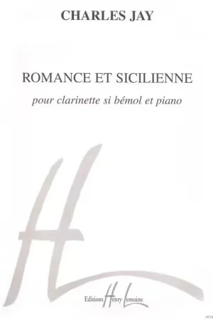 Top des ventes | Lemoine Jay Charles - Romance Et Sicilienne - Clarinette Piano
