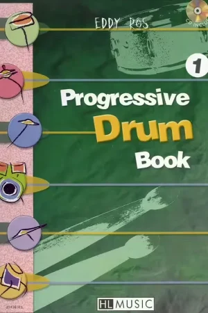 Vente flash | Lemoine Ros Eddy - Progressive Drum Book 1 + CD - Batterie